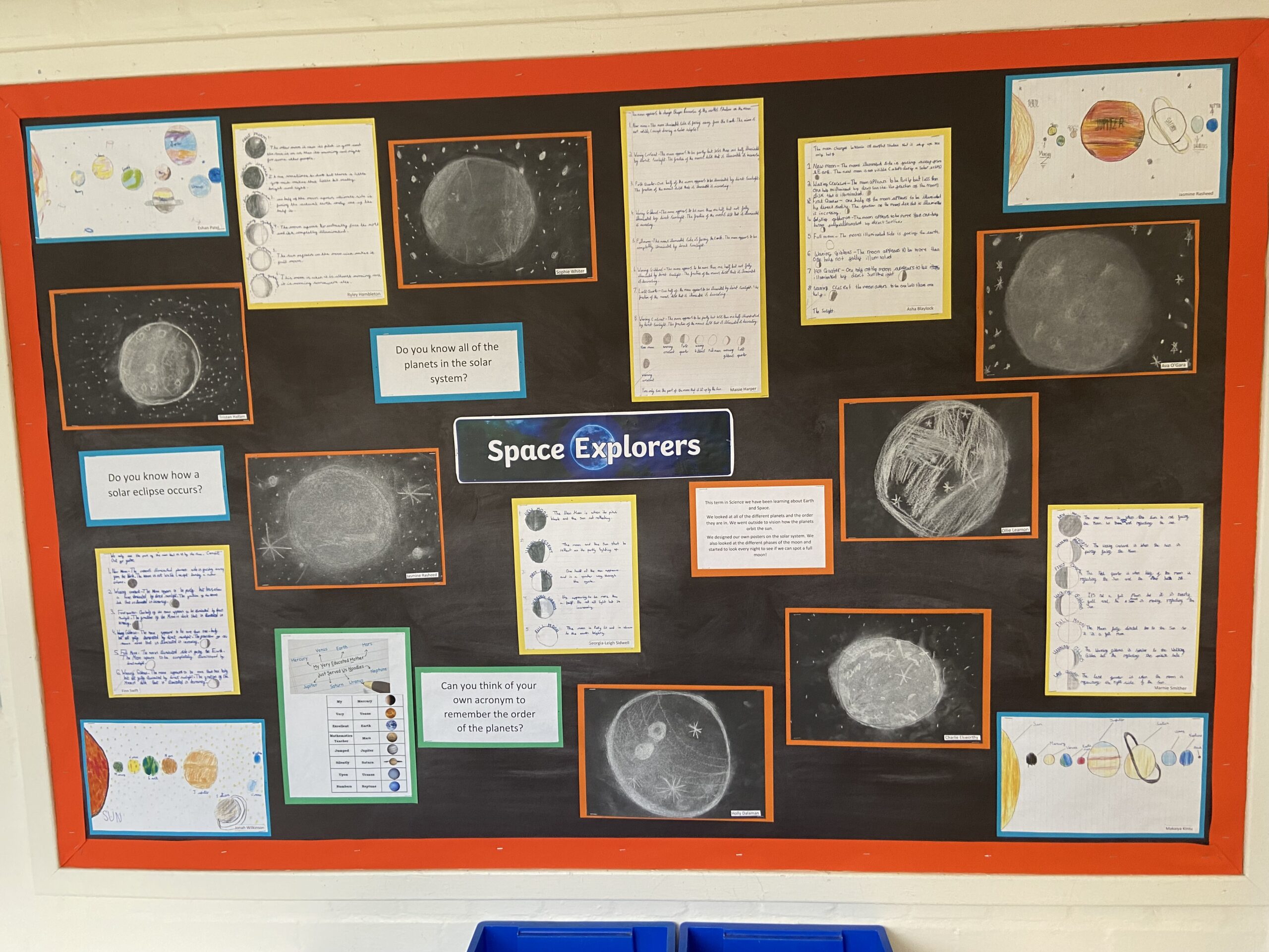 Year 5 Space display